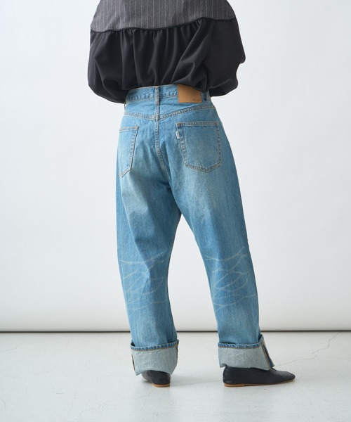「Kelen」 デニムパンツ S インディゴブルー レディース_画像7