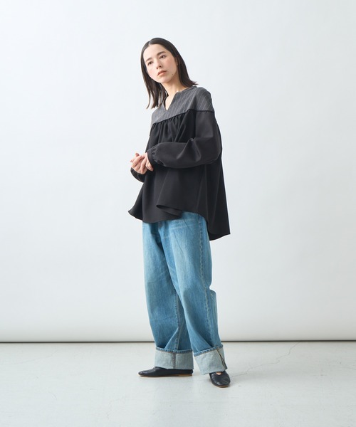 「Kelen」 デニムパンツ S インディゴブルー レディース_画像8