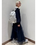 デイバック リュック eco 撥水ギャザーボデ...の詳細画像5