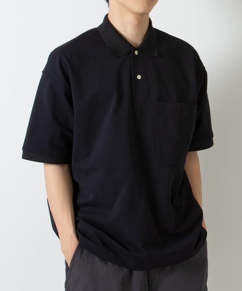 DAIWA PIER39（ダイワ ピア39） 半袖ポロシャツ LARGE ブラック メンズ