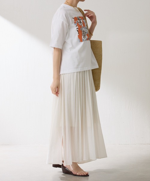 「manipuri」 半袖Tシャツ FREE ブラック レディース_画像5