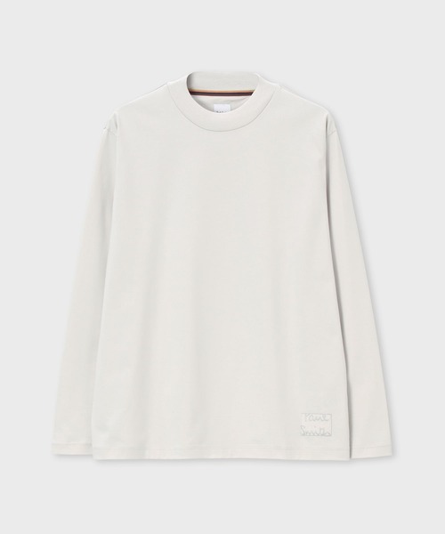Paul Smith（ポール・スミス） tシャツ Cropped Logo” モックネック