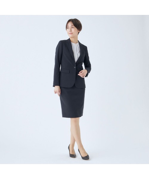 SUIT SELECT スカートスーツ 「セットアップ対応」「おうちで洗える