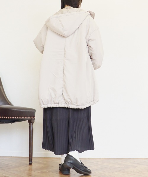 コート モッズコート ミドル丈 ドローコード フード付き : ZOZOTOWN