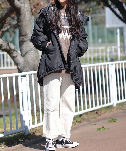 コート モッズコート ミドル丈 ドローコード フード付き : ZOZOTOWN