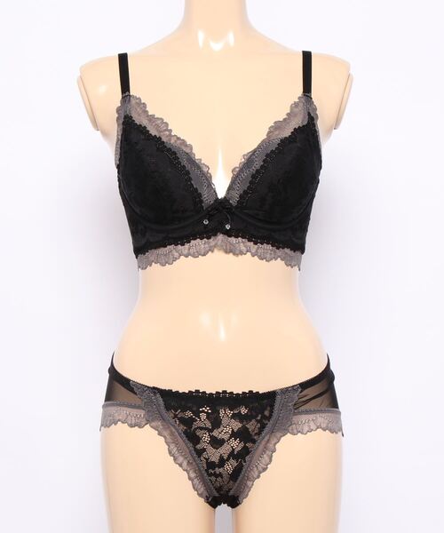 Lace Ladies ブラジャー ショーツセット セクシーレースブラ