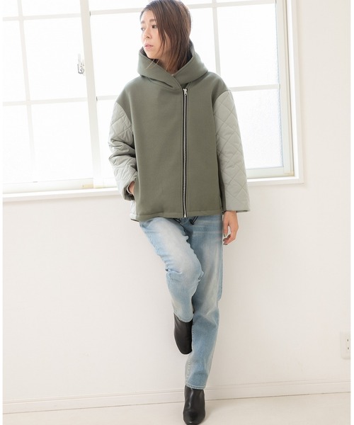 ジャケット ブルゾン キルティング ショート ブルゾンコート.24