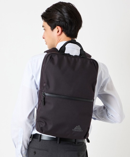 【美品】GREGORY ブラックビジネスバッグ GREGORY ビジネスバッグ COVERT OVERNIGHT MISSION / カバート