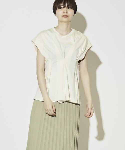 tシャツ WAIST TACK DESIGN TEE レディース