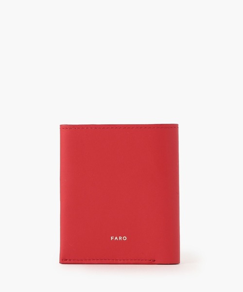 【極美品】FARO Short Zip Wallet L字ファスナー ネイビー FARO（ファーロ） 財布 Short Zip Wallet 財布 ジップ ミニウォレット