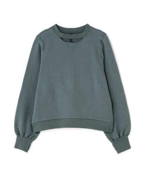 MANOF ムーン スラッシュ ネック スウェット グレイ MANOF トレーナー スウェット (マノフ) 別注MOON SLASH NECK