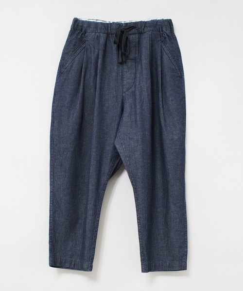 URCH RNA パンツ R4206 コットンリネンのクロップドサマーパンツ