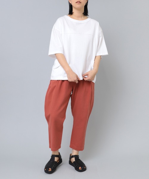 URCH RNA パンツ R4206 コットンリネンのクロップドサマーパンツ