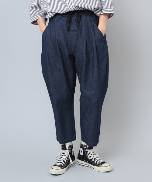 URCH RNAパンツ URCH RNA パンツ R4206 コットンリネンのクロップドサマーパンツ
