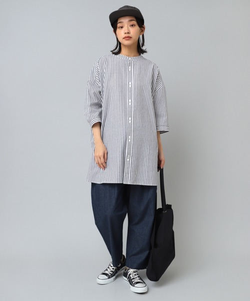 URCH RNA パンツ R4206 コットンリネンのクロップドサマーパンツ