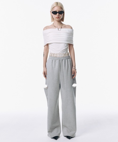 JOSE MOON（ジョゼムーン） tシャツ GATHER OFF SHOULDER TOPS