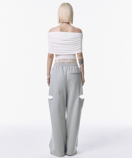 JOSE MOON（ジョゼムーン） tシャツ 半袖 GATHER OFF SHOULDER TOPS