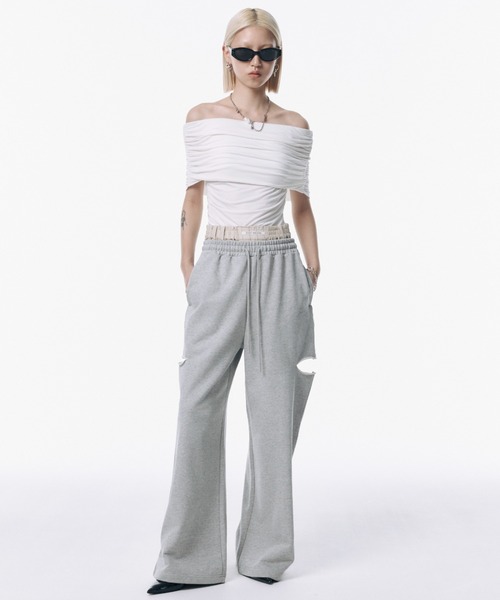 JOSE MOON（ジョゼムーン） tシャツ 半袖 GATHER OFF SHOULDER TOPS