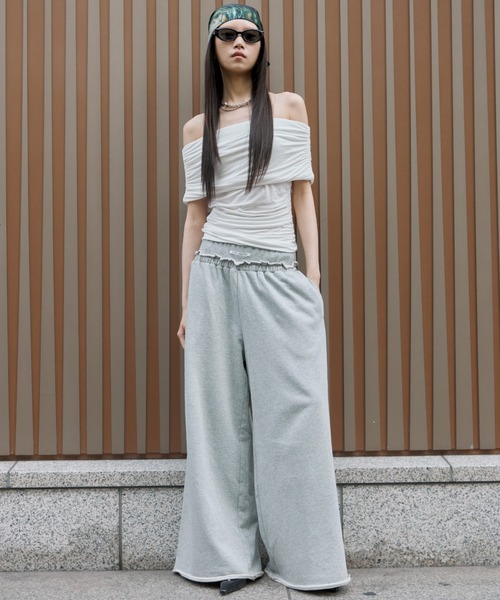 JOSE MOON（ジョゼムーン） tシャツ GATHER OFF SHOULDER TOPS