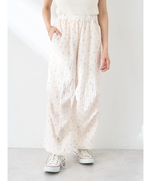 EARTH MUSIC&ECOLOGY レディース カーゴパンツ Mサイズ earth music&ecology カーゴパンツ タックカーゴパンツ
