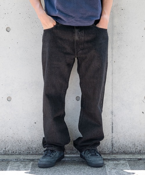 Levi's（リーバイス） ジーンズ 555 リラックスストレート ブラック