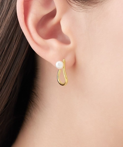 4℃（ヨンドシー） ピアス 「Noble of Water」シルバー ピアス