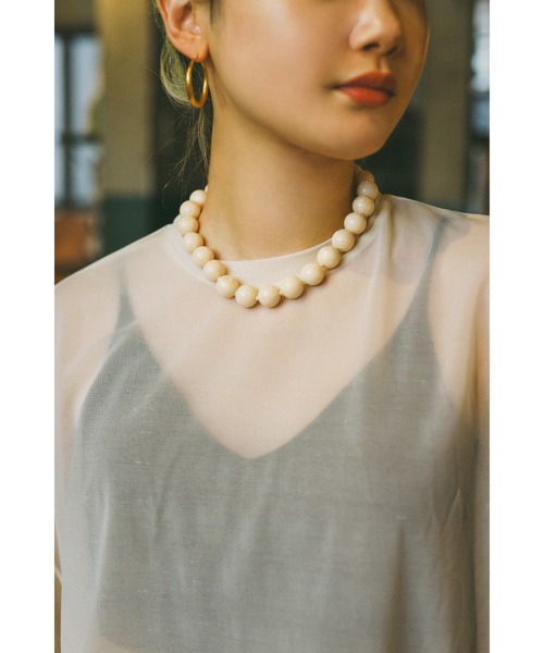 tシャツ mio yanase / Frill sheer tops  ミオ　ヤナセ/フリル　シアー　トップス レディース HeRIN.CYE tシャツ mio yanase / Frill sheer tops ミオ ヤナセ