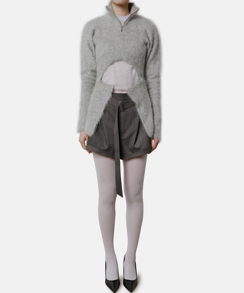 新品タグ付き IRENE アルパカシャギーニット 新品タグ付き IRENE アルパカシャギーニット
