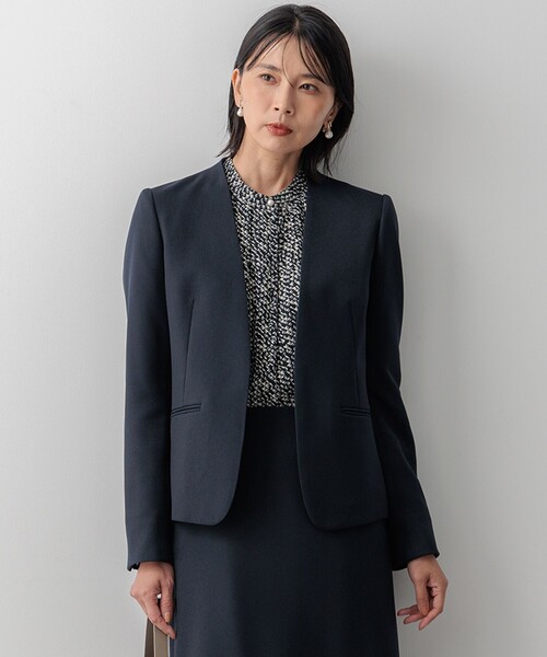 23区（ニジュウサンク） ジャケット ノーカラージャケット 「洗える