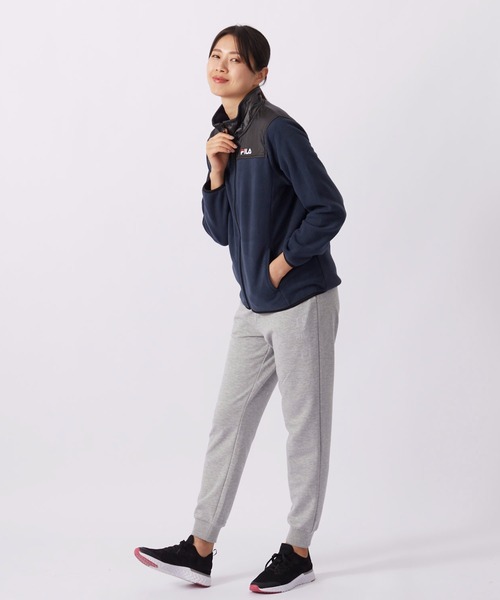 FILA（フィラ） コート アウター マイクロフリース 切り替えスタンド