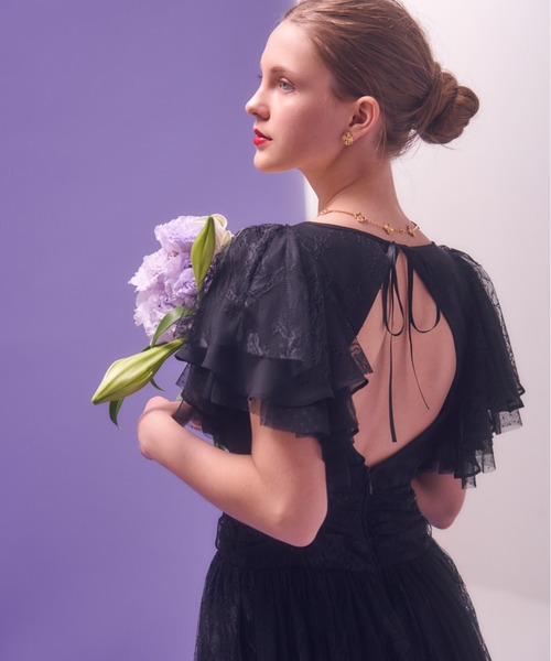 ERADIE（エラディエ） ドレス Tulle switching dress チュール