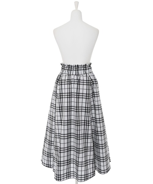 Narcissus（ナルシス） スカート 「PICCIN」チェックフレアロング