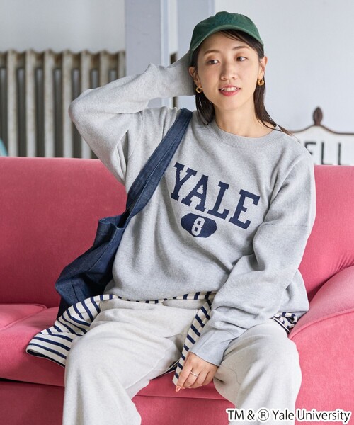 ニット セーター 限定展開　Yale University × FREAK'S STORE/イエール大学　Yale University イエール大学 FREAK'S STORE ニット セーター 限定展開 Yale University
