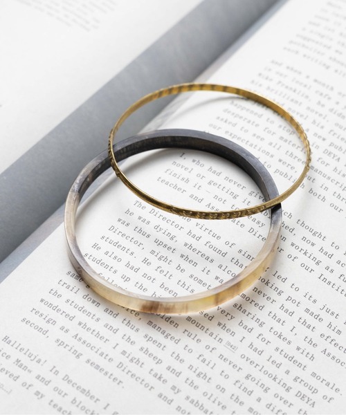 brass buffalo horn bangle バングル ブレスレット Set 7 Natural Buffalo Horn Bangle, Bracelet Set, Horn