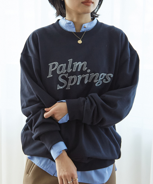 トレーナー スウェット 「LE TRIO ABAHOUSE」PARM SPRINGS スウェット/ユニセックス レディース メンズ