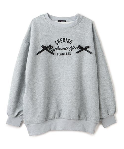 by LOVEiT トレーナー ロング丈プルオーバー キッズ 子供服 女の子