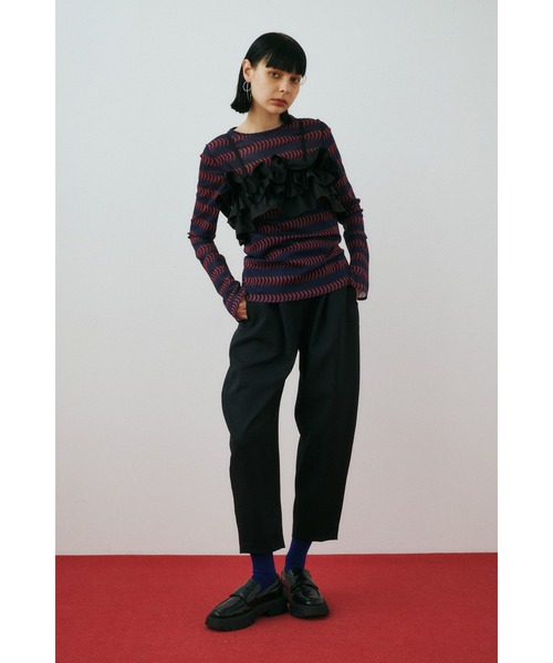 HeRIN.CYE チューブトップ ベアトップ Many gather bustier