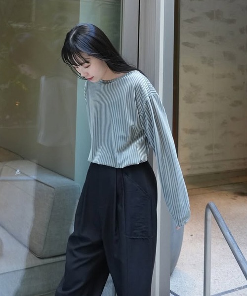MANOF（マノフ） tシャツ CUT OUT VELOR TOPS レディース : ZOZOTOWN
