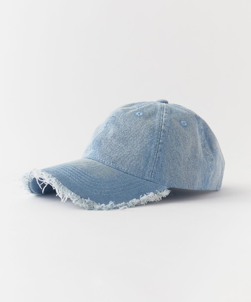 Chick キャップ 帽子 Damage processing Denim Cap