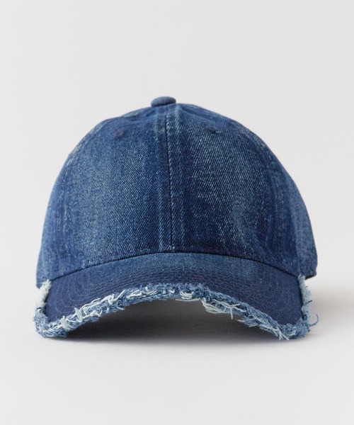 Chick キャップ 帽子 Damage processing Denim Cap