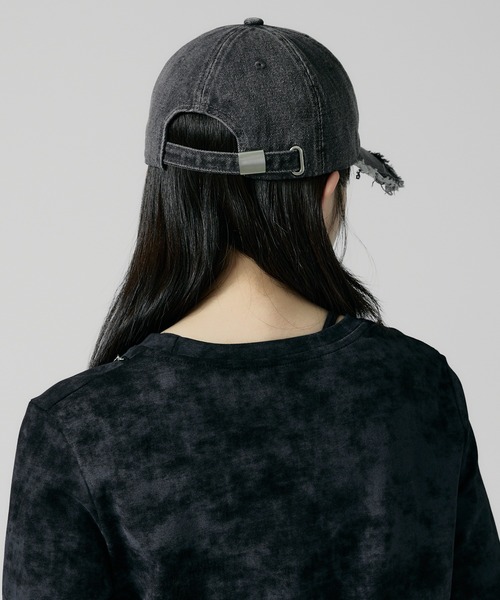 Chick キャップ 帽子 Damage processing Denim Cap
