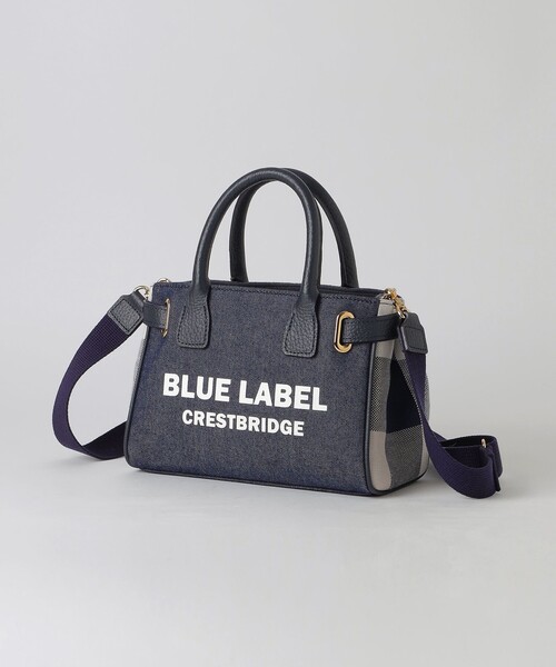 BLUE LABEL CRESTBRIDGE トートバッグ ロゴプリントハトメ