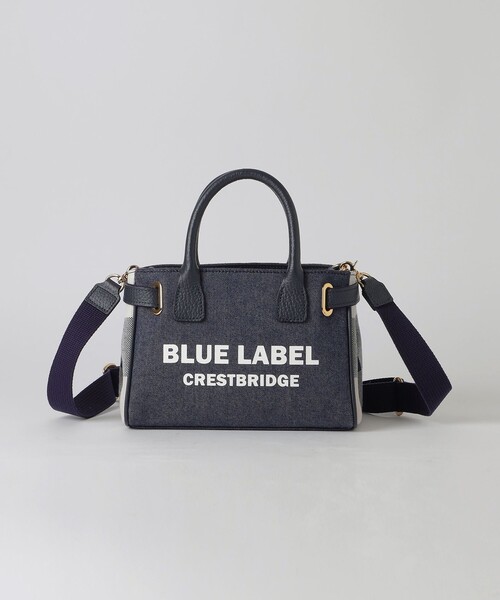 BLUE LABEL CRESTBRIDGE トートバッグ ロゴプリントハトメ