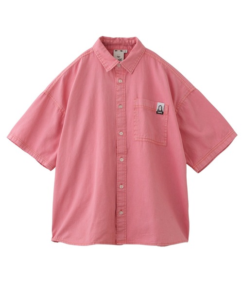 ブラウス シャツ FADED FACE S/S SHIRT レディース