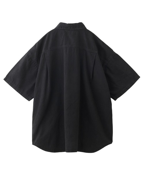 X-girl ブラウス シャツ FADED FACE S/S SHIRT レディース