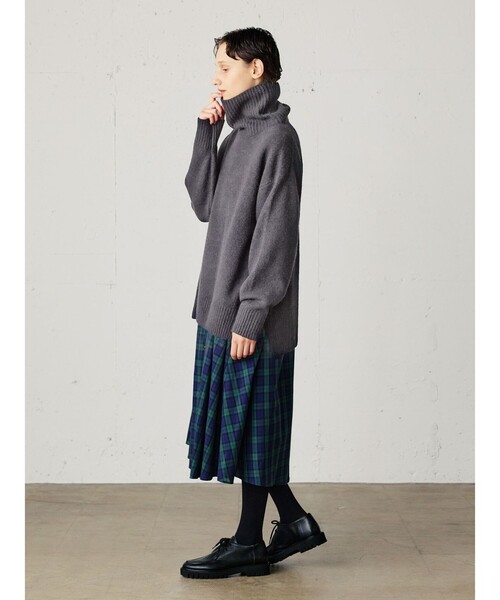 「MidiUmi」 タートルネックニット FREE グレー レディース_画像5