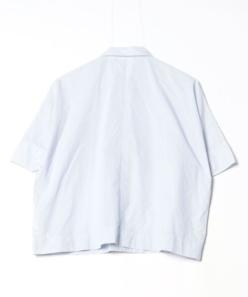 DANTON シャツ36 Danton 「DANTON」 ワンポイント半袖シャツ 36 ブルー