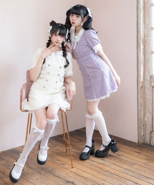 DearMyLove ワンピース キラキラハートキルティングサマー