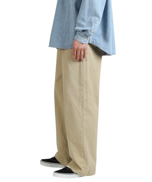 美品 remi relief ストレッチパンツ チノパン レミレリーフ ブルー REMI RELIEF NAVY LABEL チノパン / レミレリーフネイビー