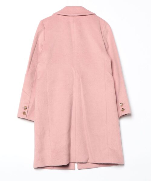 「LOWRYS FARM」 チェスターコート M ピンク レディース_画像2